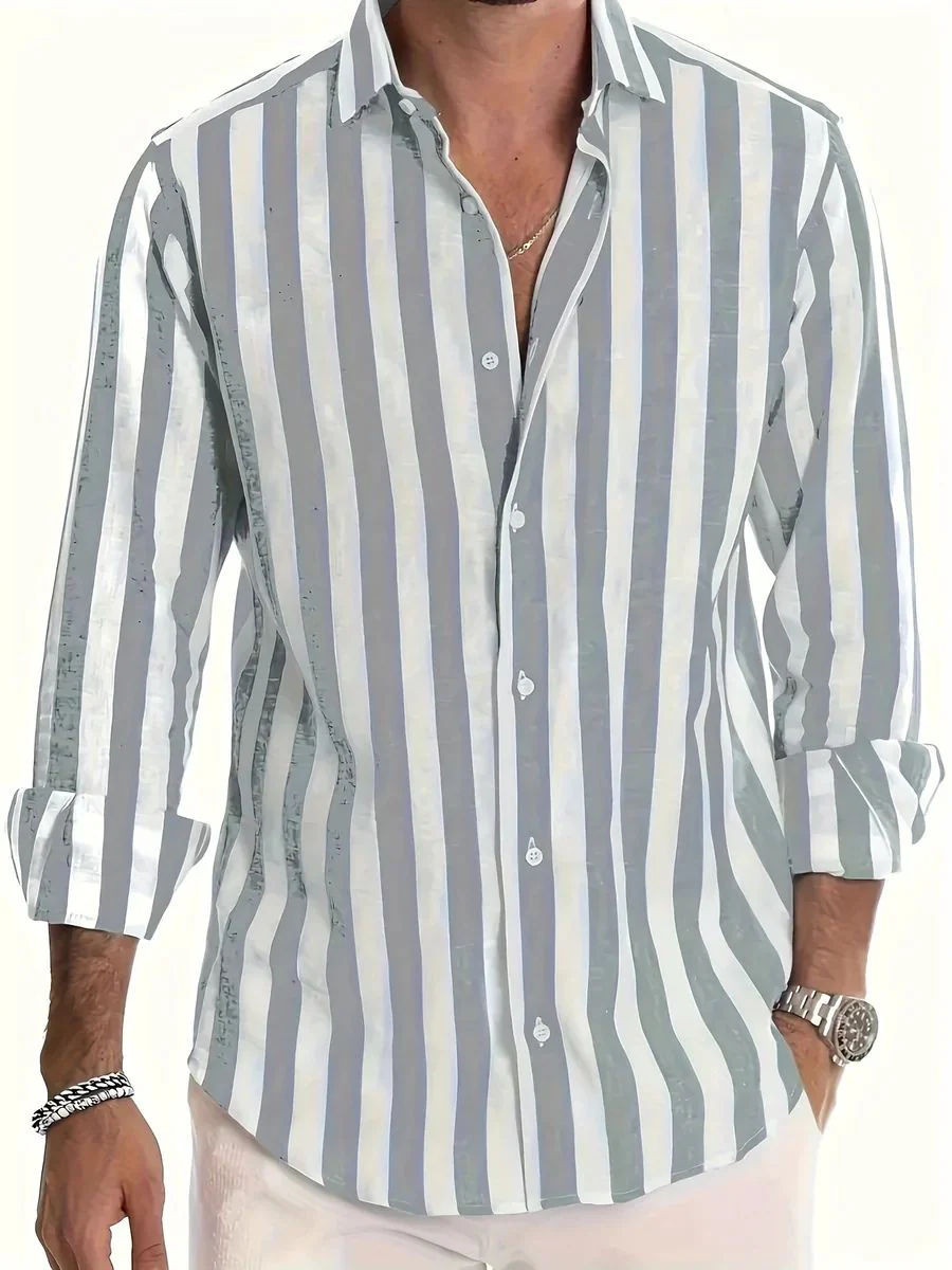 Kelvin® | Summer Striped Shirt - Image 5