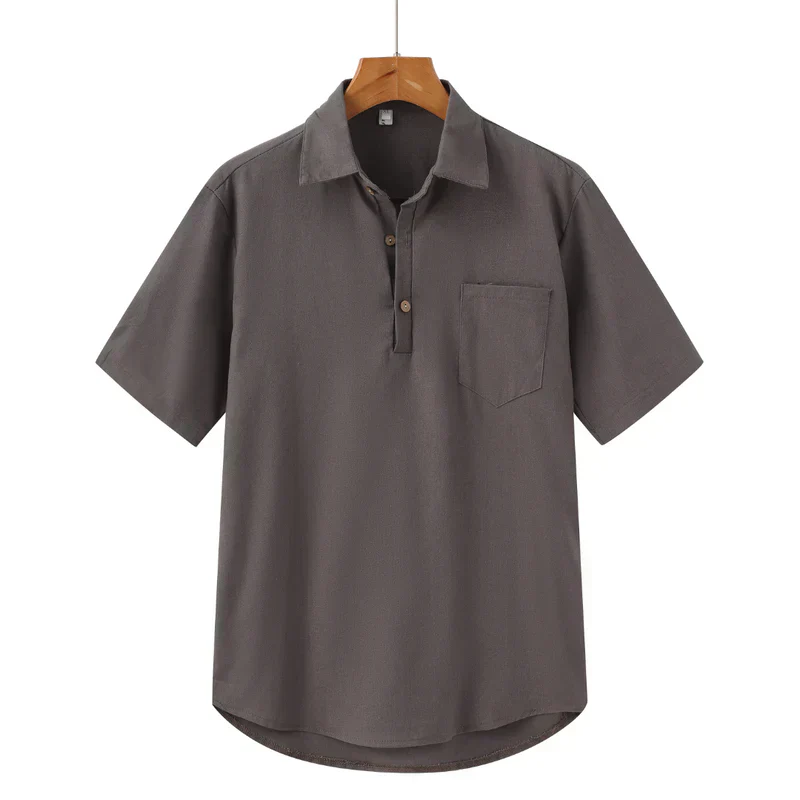 Kelvin | Linen polo shirt - Image 7