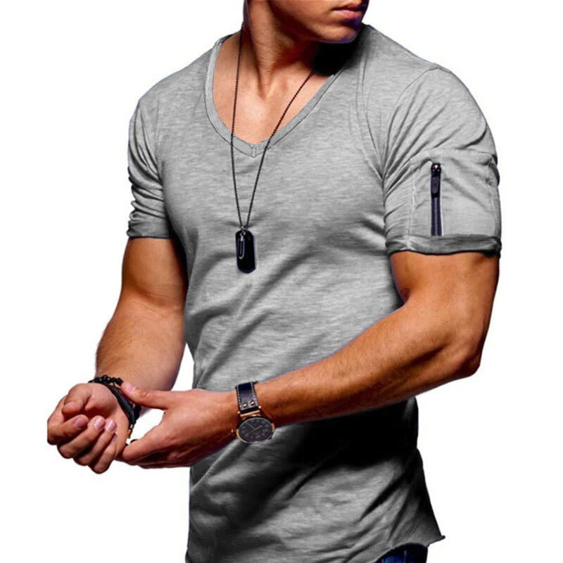 Kendrick® | Men'S V-Neck Muscle T-Shirt - Image 4
