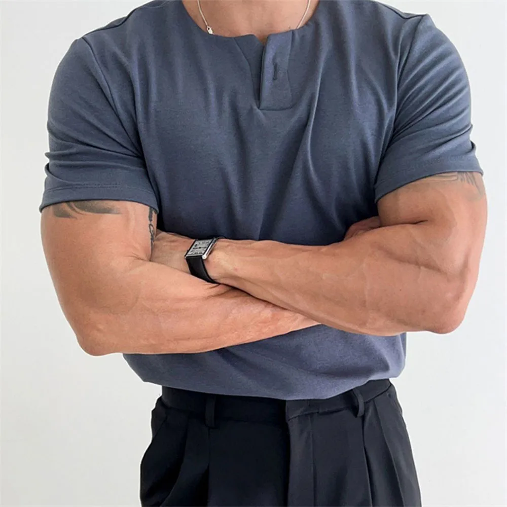 Kendyl® | Premium Henley With Buttons - Image 4