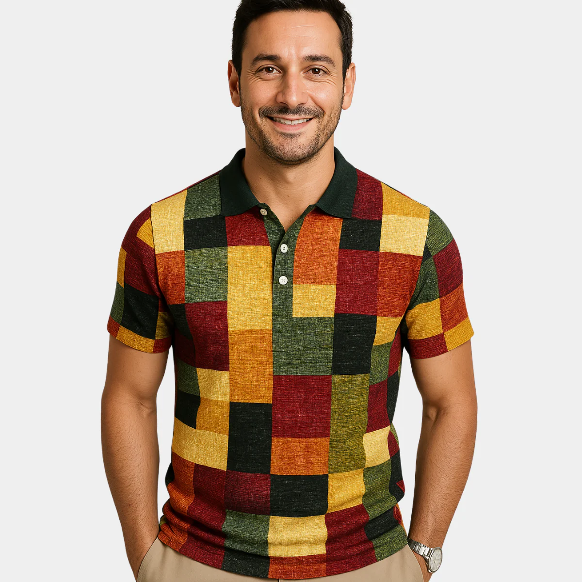 Kenley® | Multicolored Polo Shirt For Men