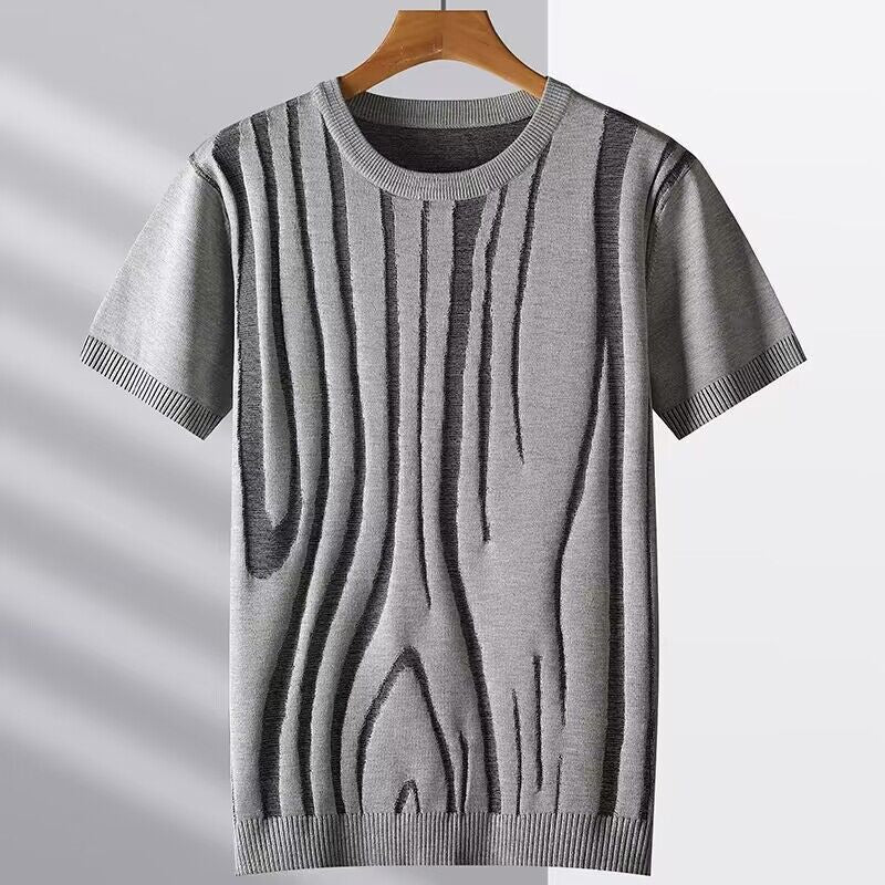 Kenneth® | Jacquard Ice Silk Knit Shirt - Image 10