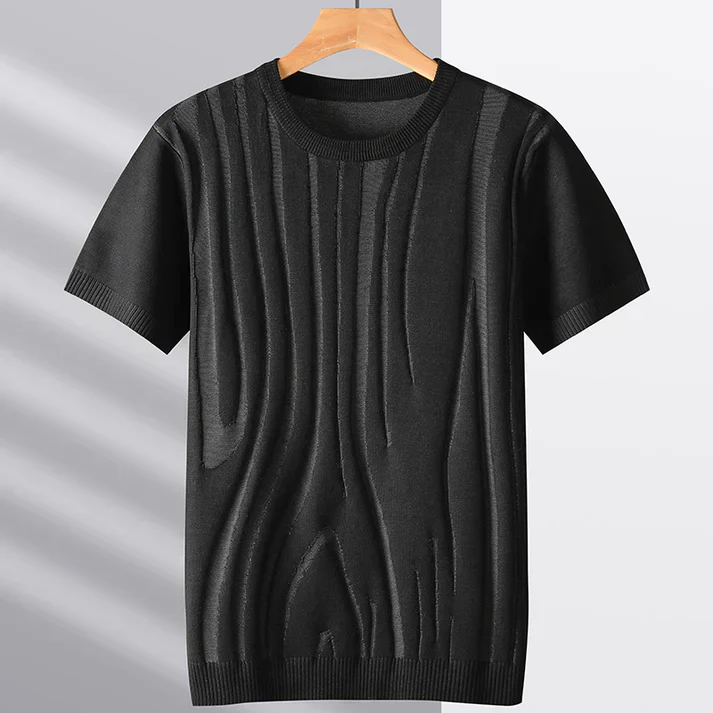 Kenneth® | Jacquard Ice Silk Knit Shirt - Image 8