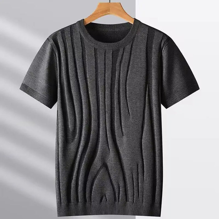 Kenneth® | Jacquard Ice Silk Knit Shirt - Image 9