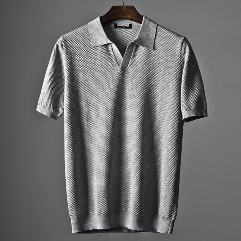 Kenzie | Knitted polo shirt - Image 2