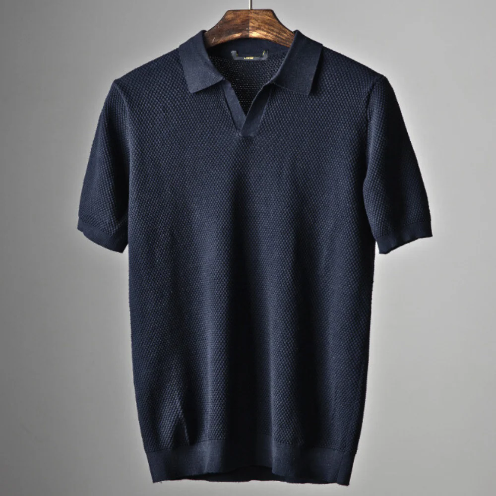 Kenzie | Knitted polo shirt - Image 3