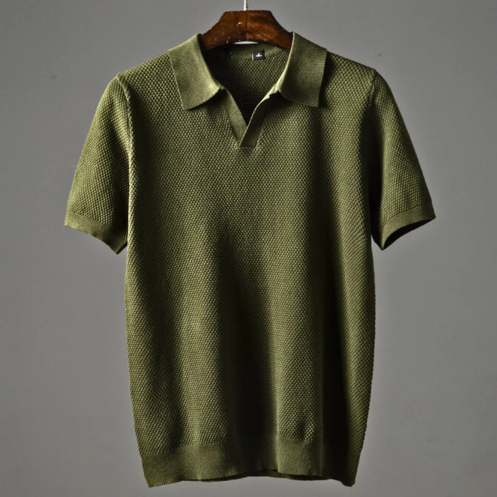 Kenzie | Knitted polo shirt - Image 4