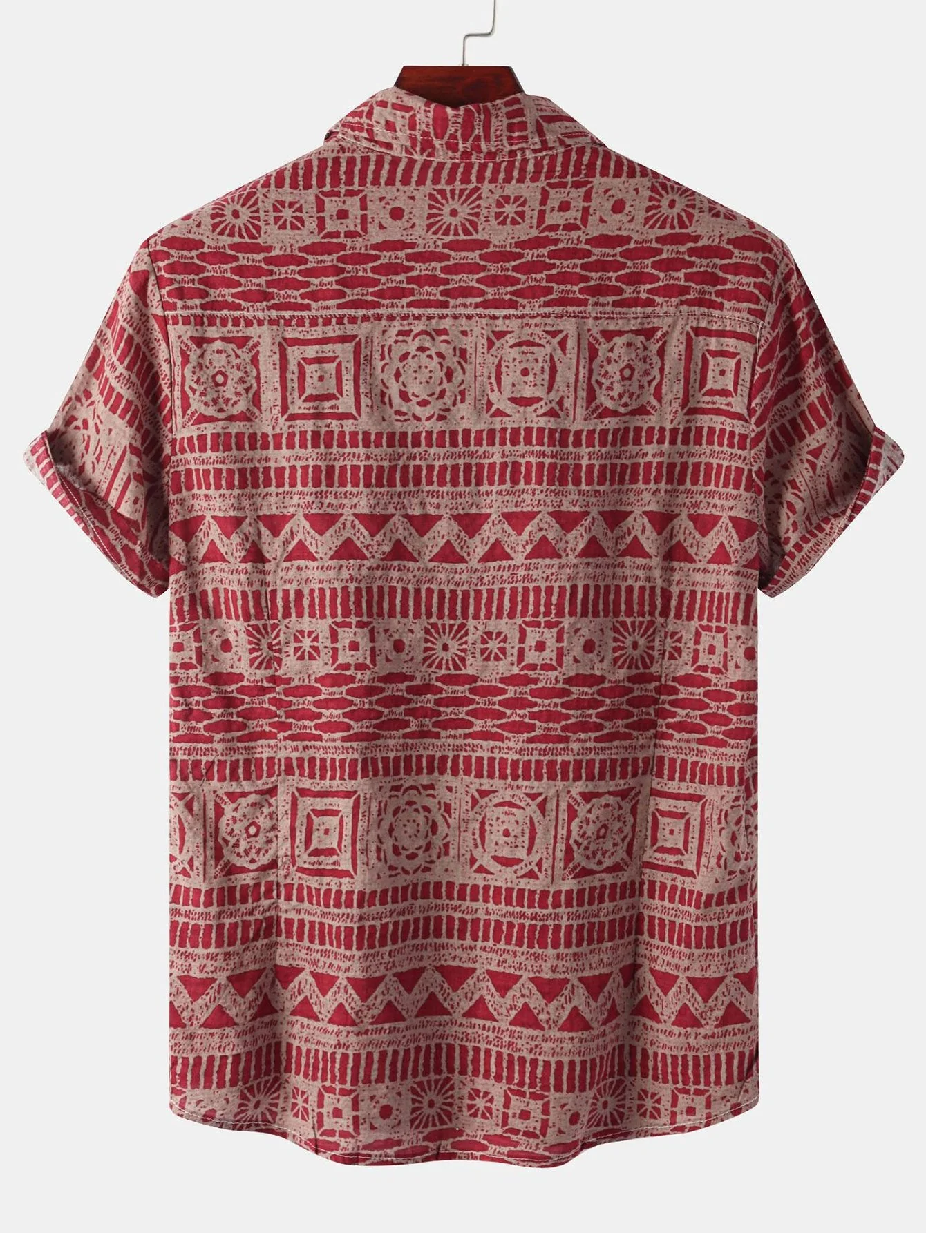 Kian® | Tribal Print Button Up Shirt - Image 2