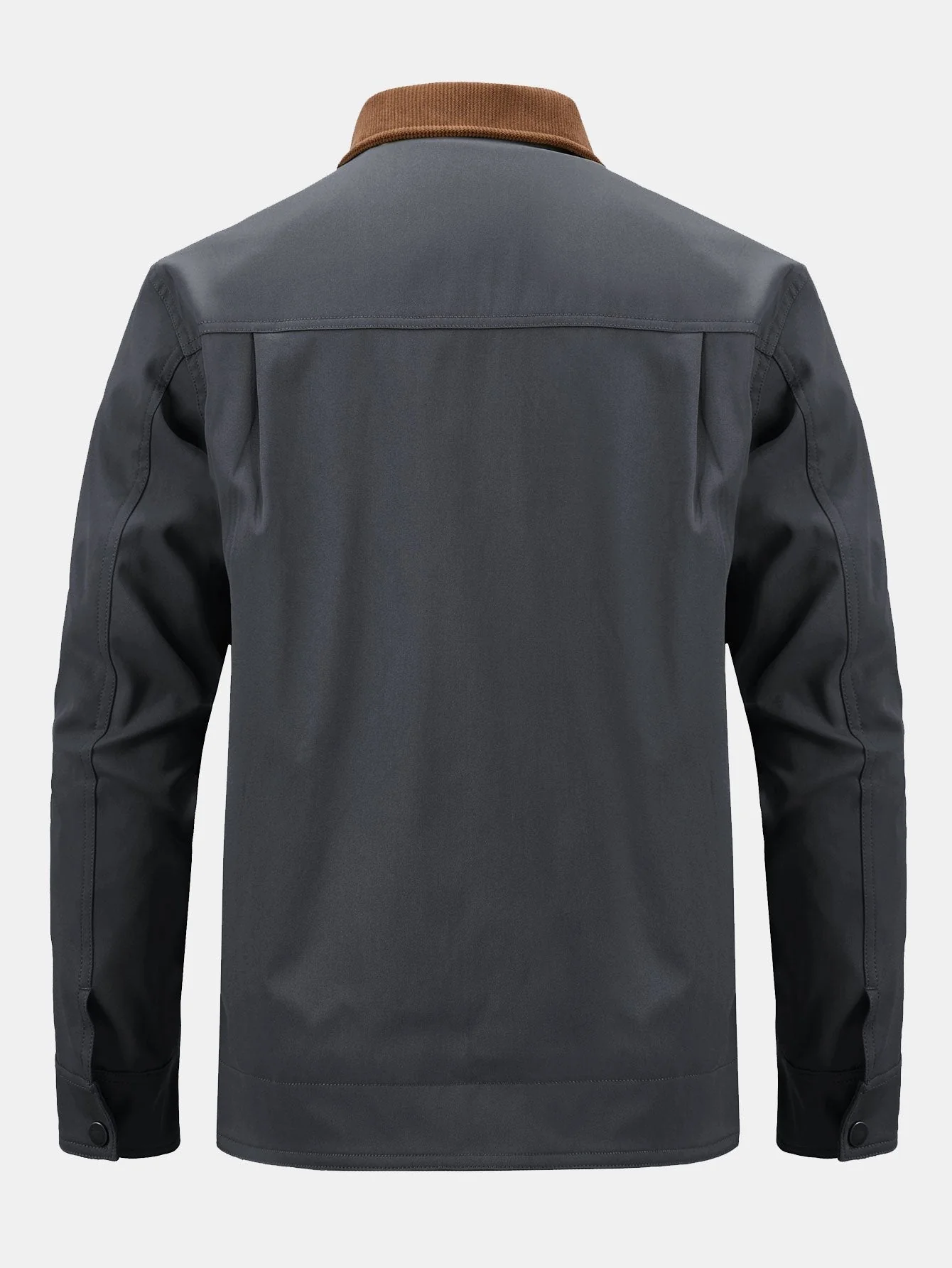 Kian | Corduroy Collar Zip Up Jacket - Image 12