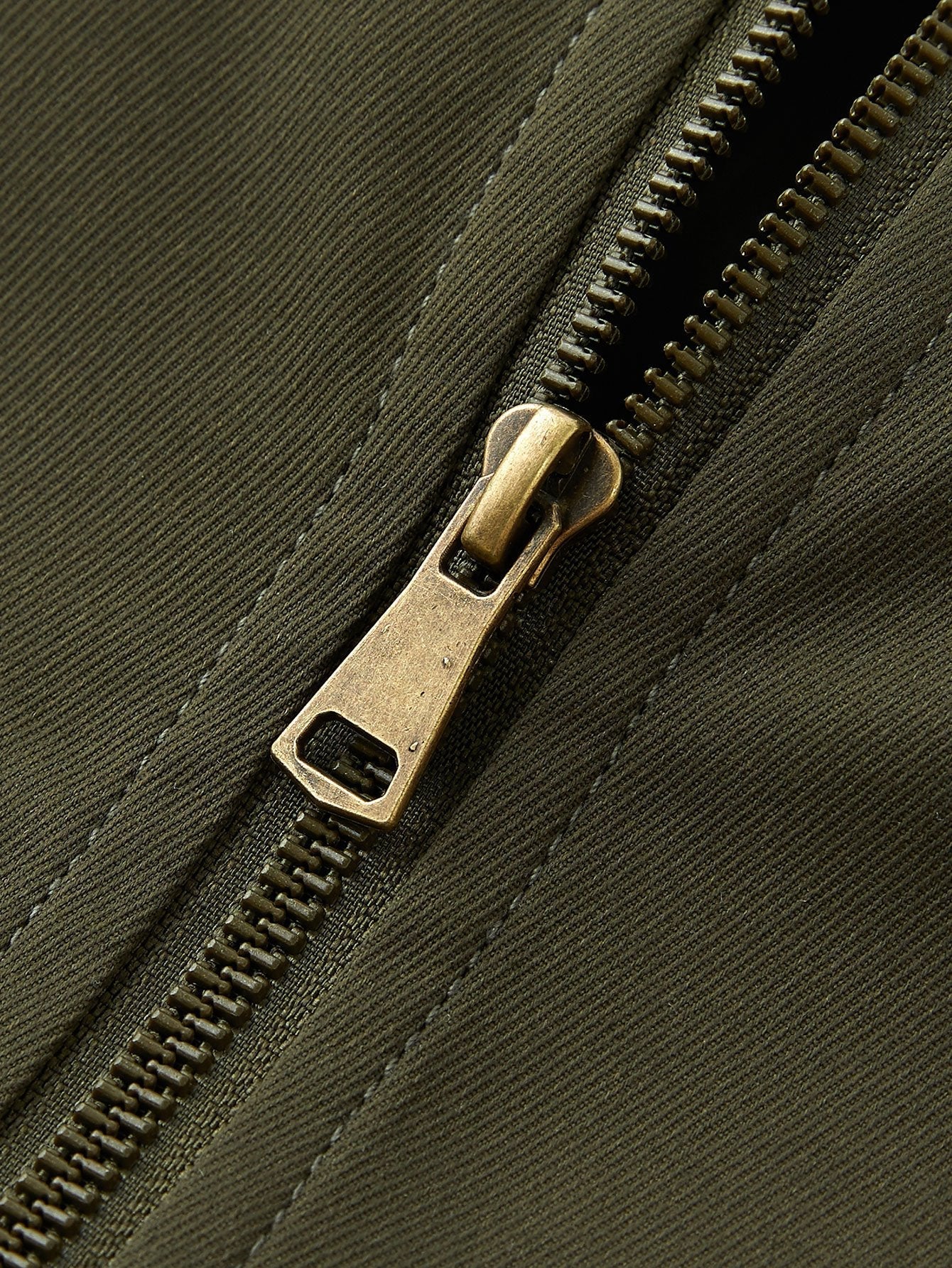 Kian | Corduroy Collar Zip Up Jacket - Image 15