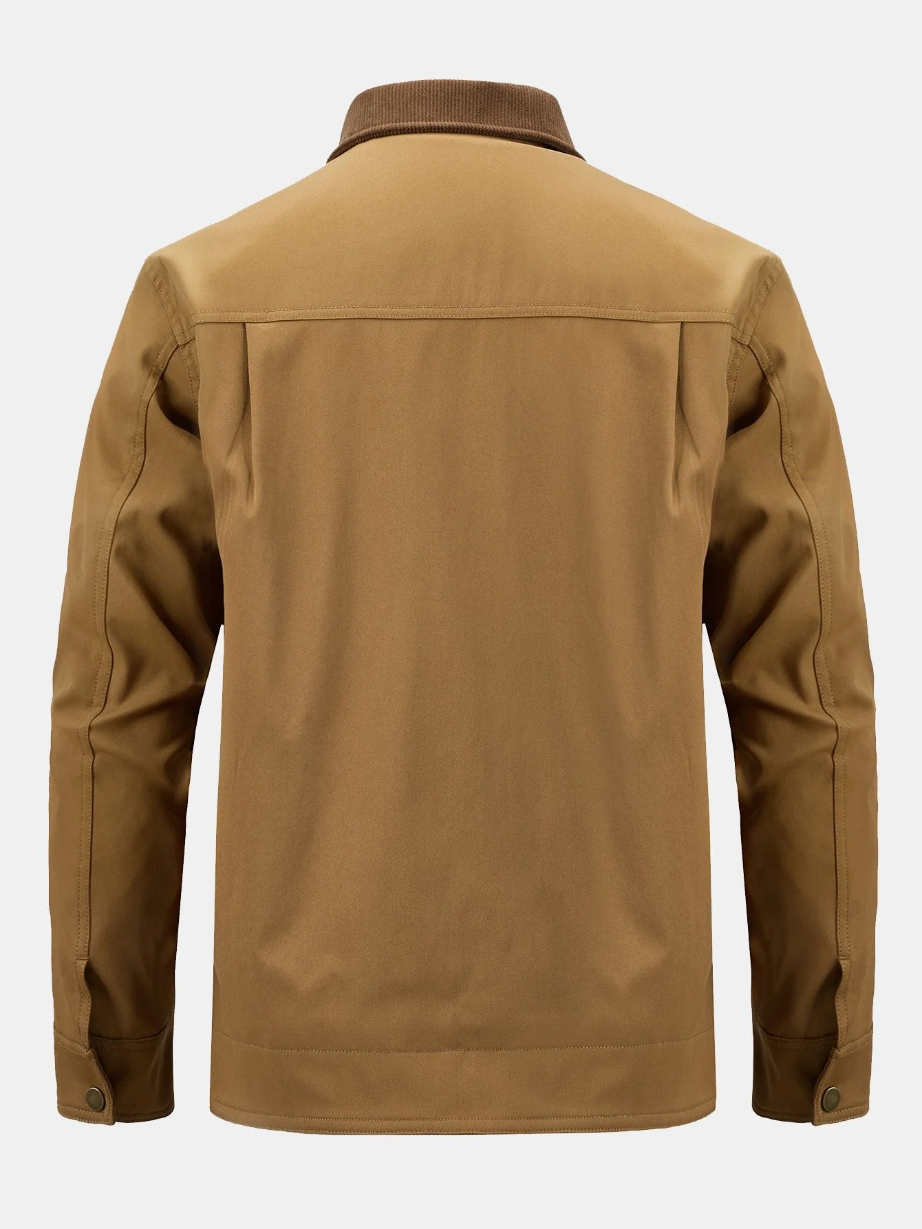 Kian | Corduroy Collar Zip Up Jacket - Image 8