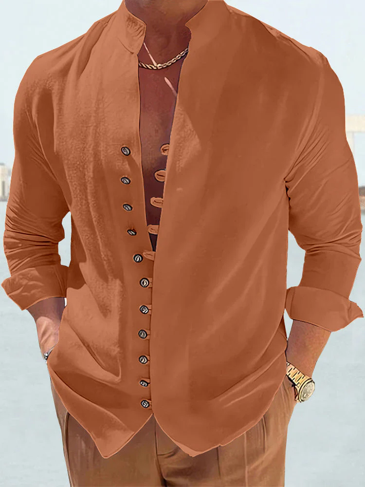 Kieran® | Cool And Fresh Cotton Linen Shirt - Image 5