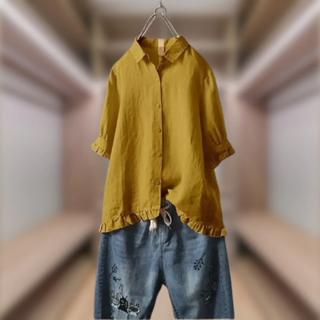 King® | Elegant Shirt In Natural Fabric - Image 4