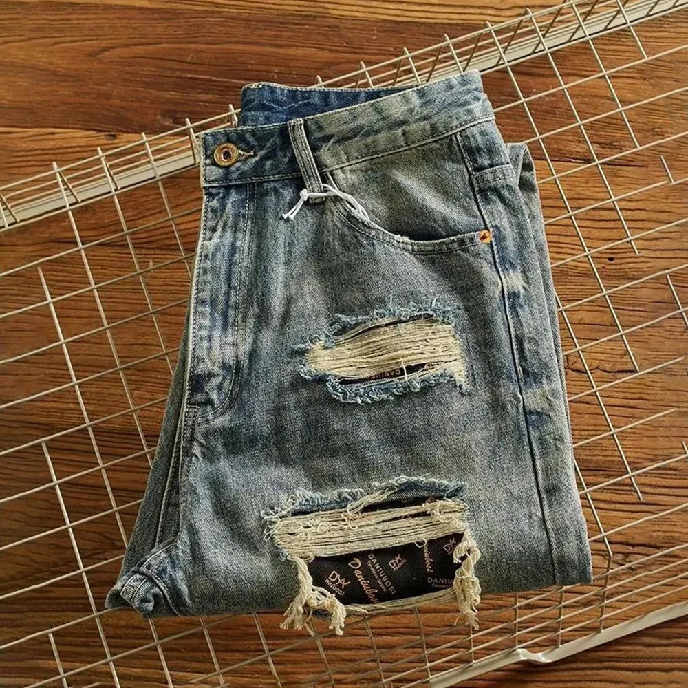 Kingsley® | Ripped Denim Jeans - Image 8