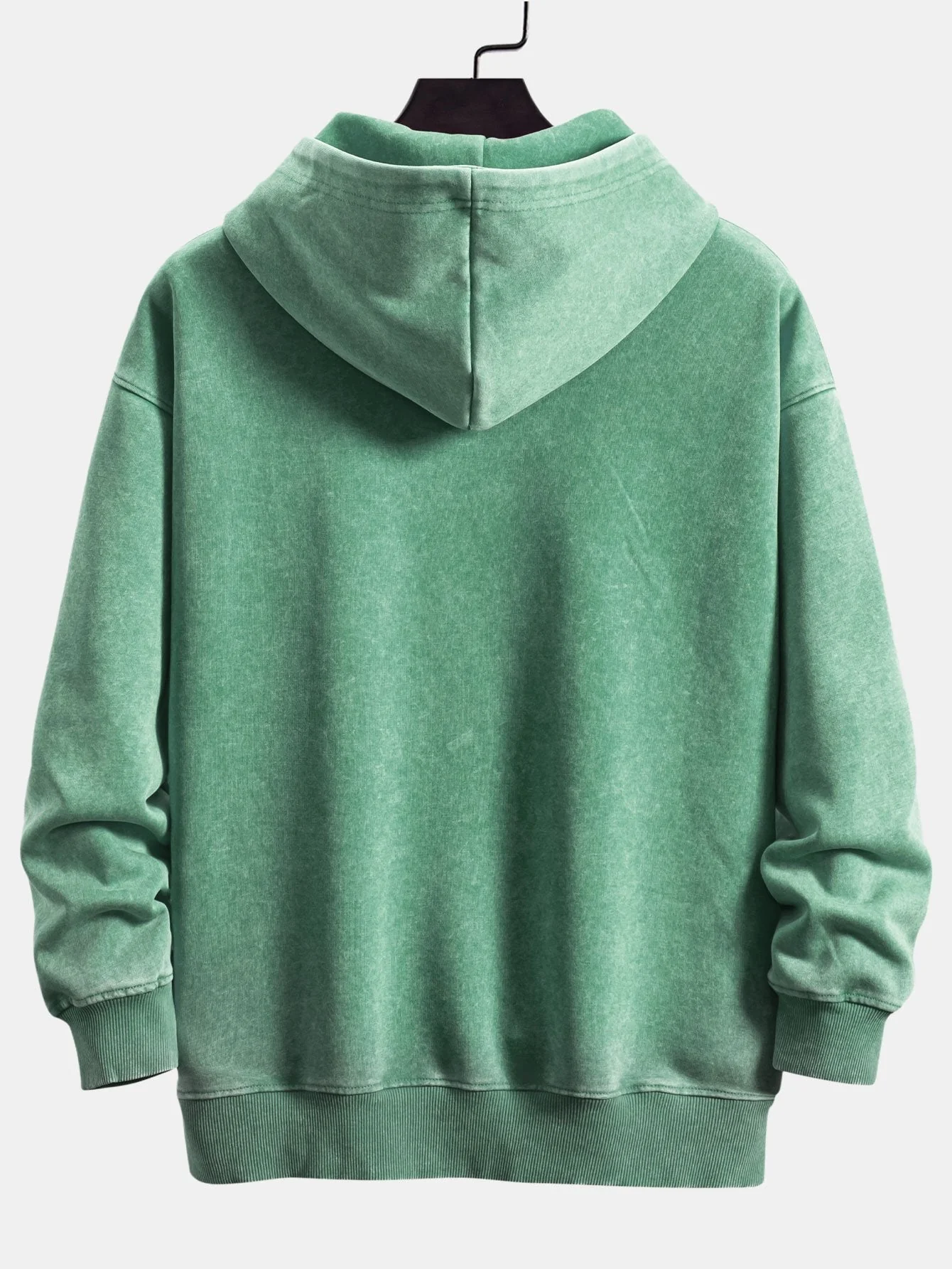Kingston | Relax Fit Washed Distressed Hoodie - Image 2