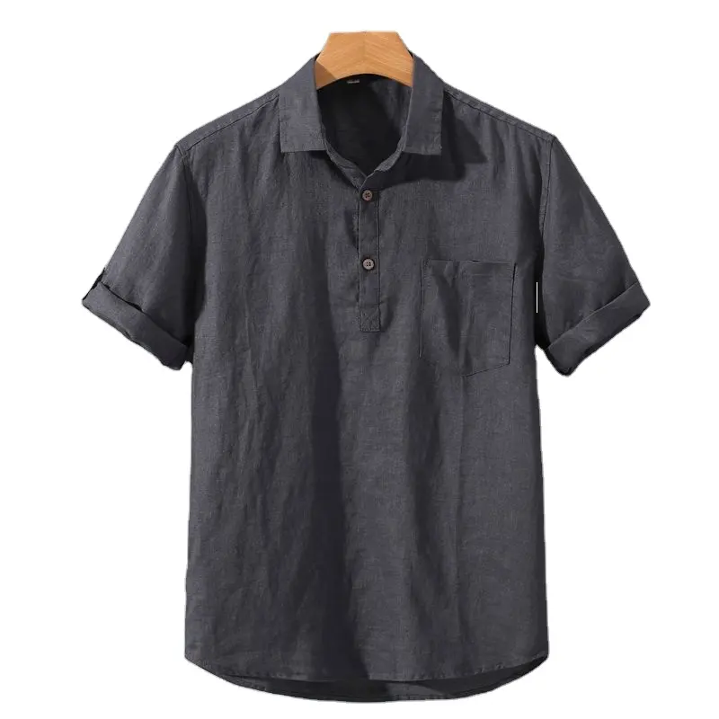 Kip® | Linen polo shirt - Image 5