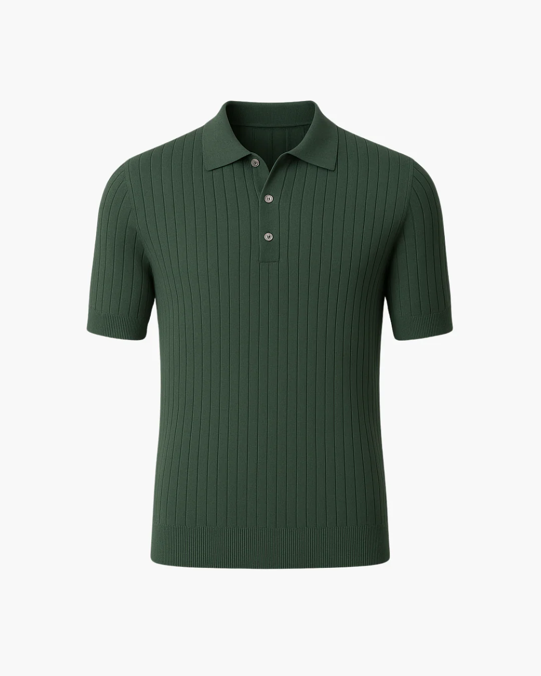 Kipton | Short-sleeved knitted polo shirt - Image 2