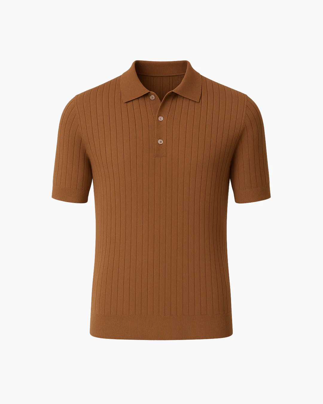 Kipton | Short-sleeved knitted polo shirt - Image 3
