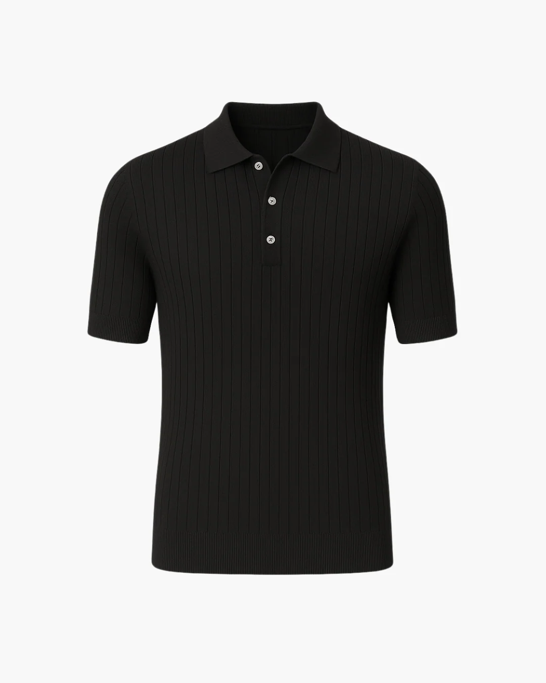 Kipton | Short-sleeved knitted polo shirt - Image 4