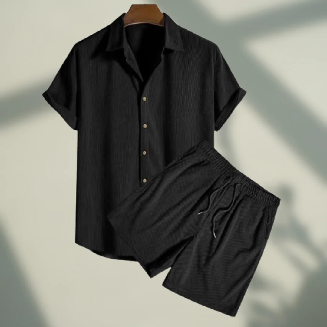 Kiran® | Elegant Velvet Effect Suit - Image 2