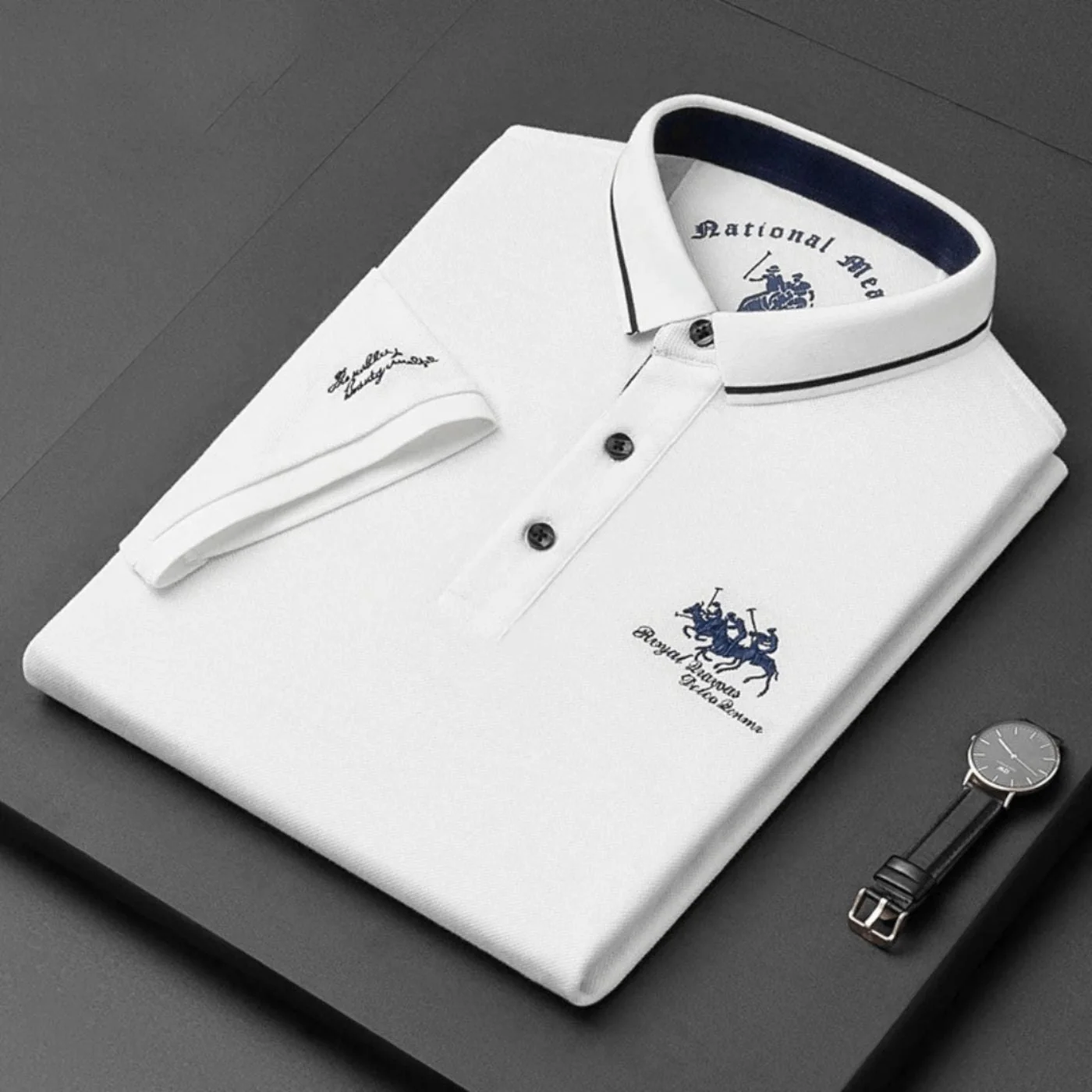 Kirk | Premium polo shirt - Image 4