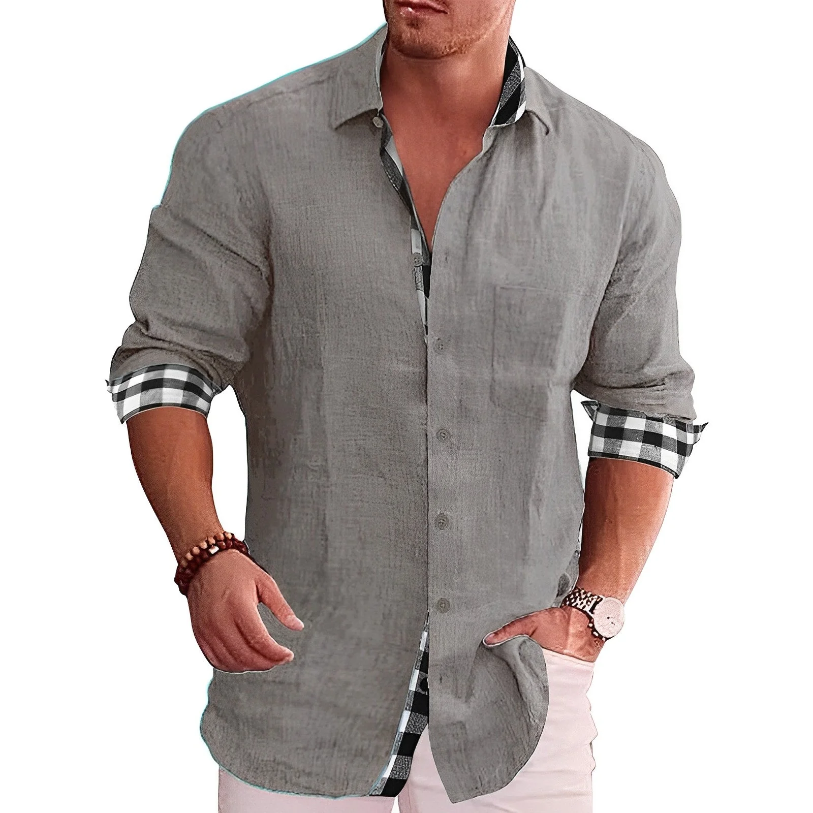 Kirsten® | Shirts With Checked Lining In A Casual Style - Image 3