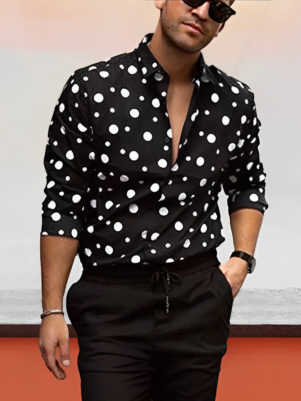 Kiva® | Casual Polka Dot Shirt - Image 7