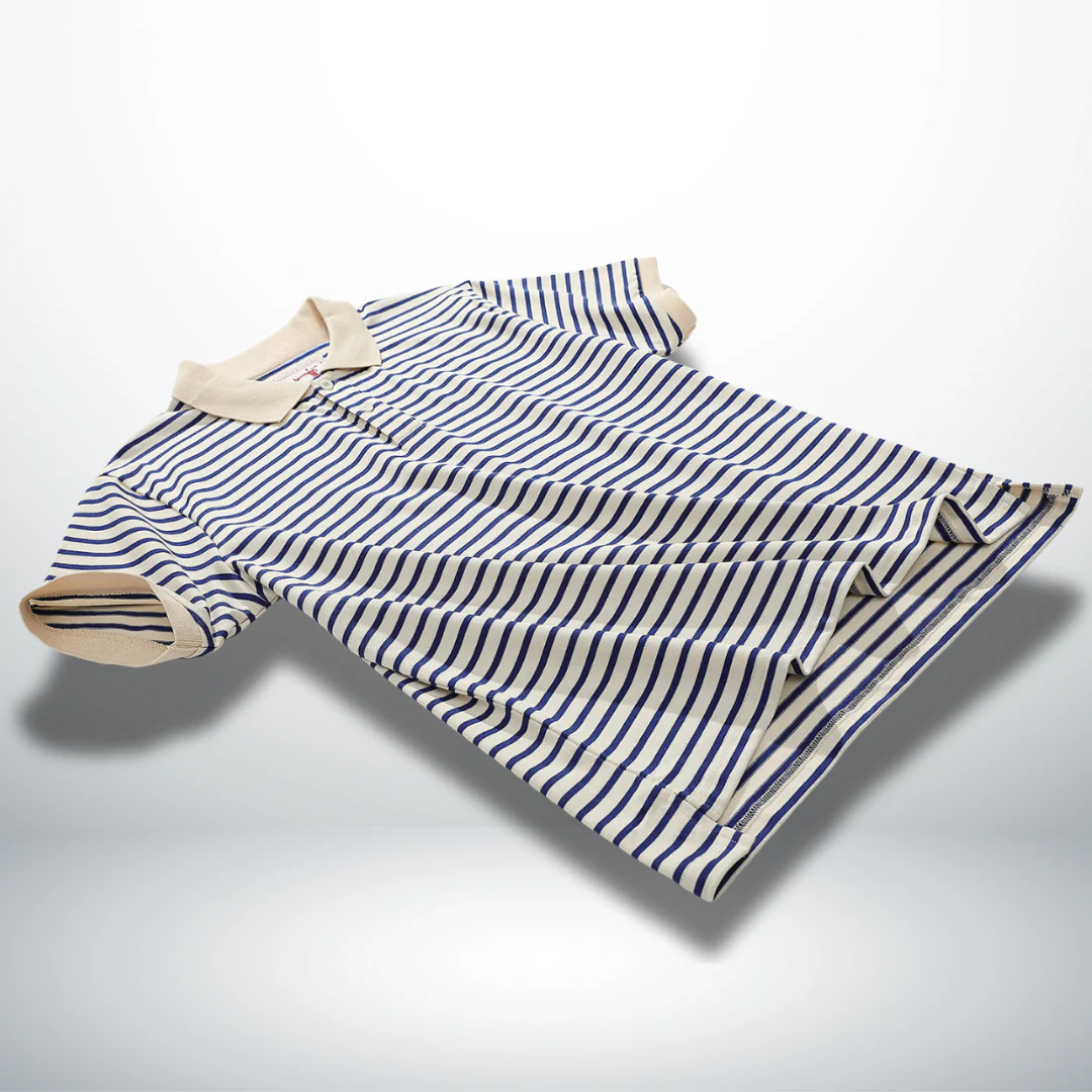 Kjell® | Classic Horizontal Striped Polo Shirt - Image 3