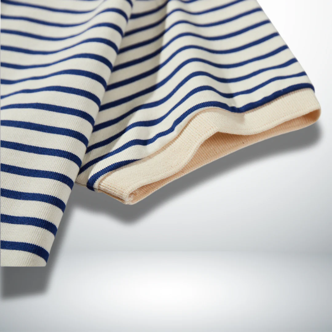 Kjell® | Classic Horizontal Striped Polo Shirt - Image 4