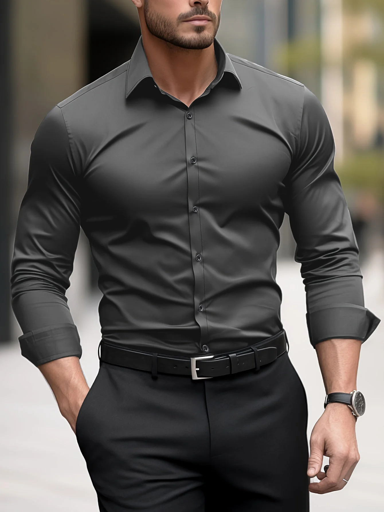 Knox® | Slim Fit Dress Shirt - Image 4