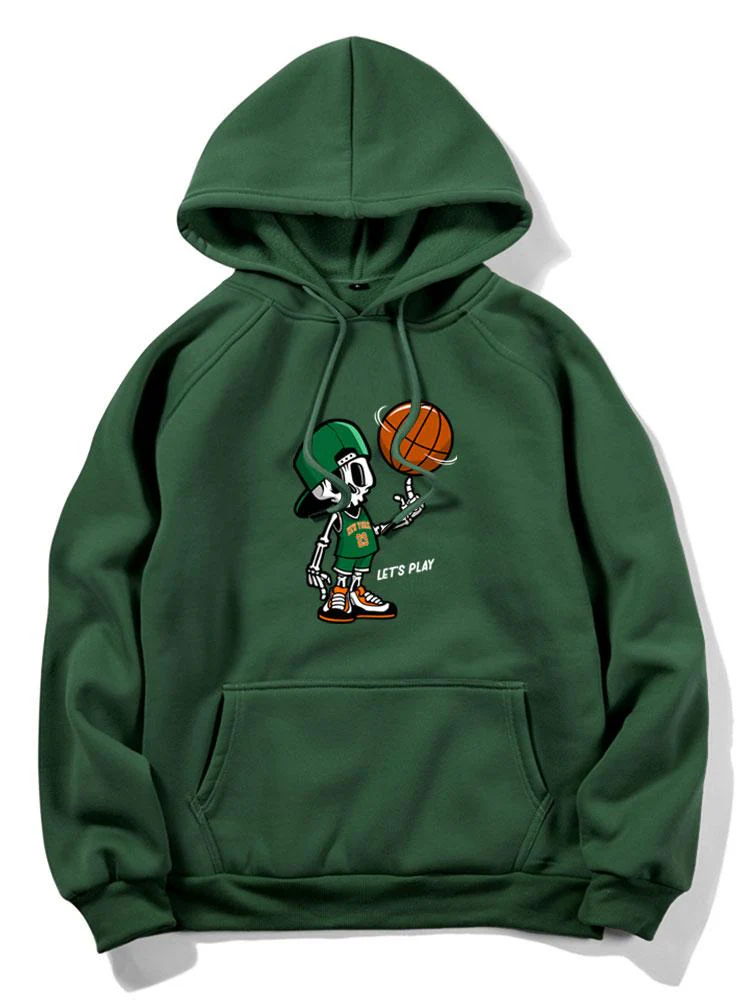Knox | Basketball Skeleton Print Hoodie - Image 12