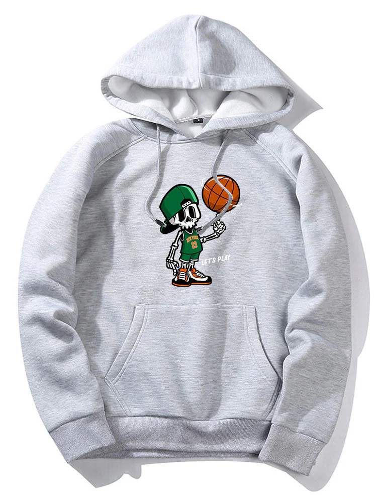 Knox | Basketball Skeleton Print Hoodie - Image 13