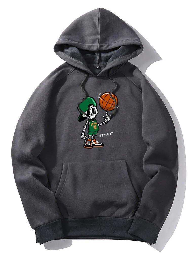Knox | Basketball Skeleton Print Hoodie - Image 16