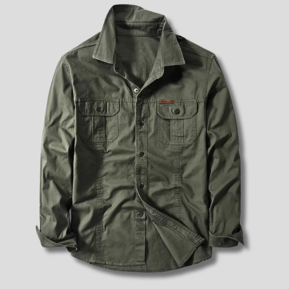 Kolby® | Cotton Cargo Shirt - Image 4