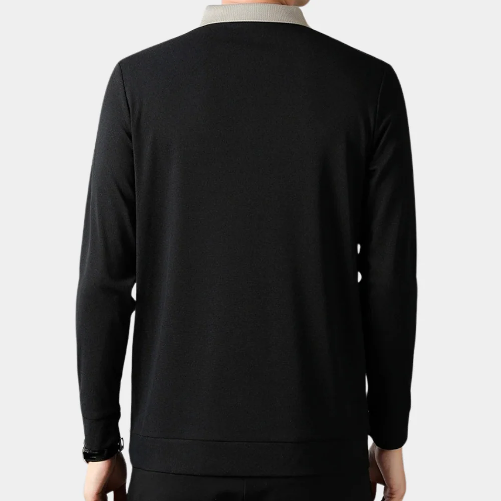 Kolin® | Men'S Casual Long Sleeve Polo Shirt - Image 2