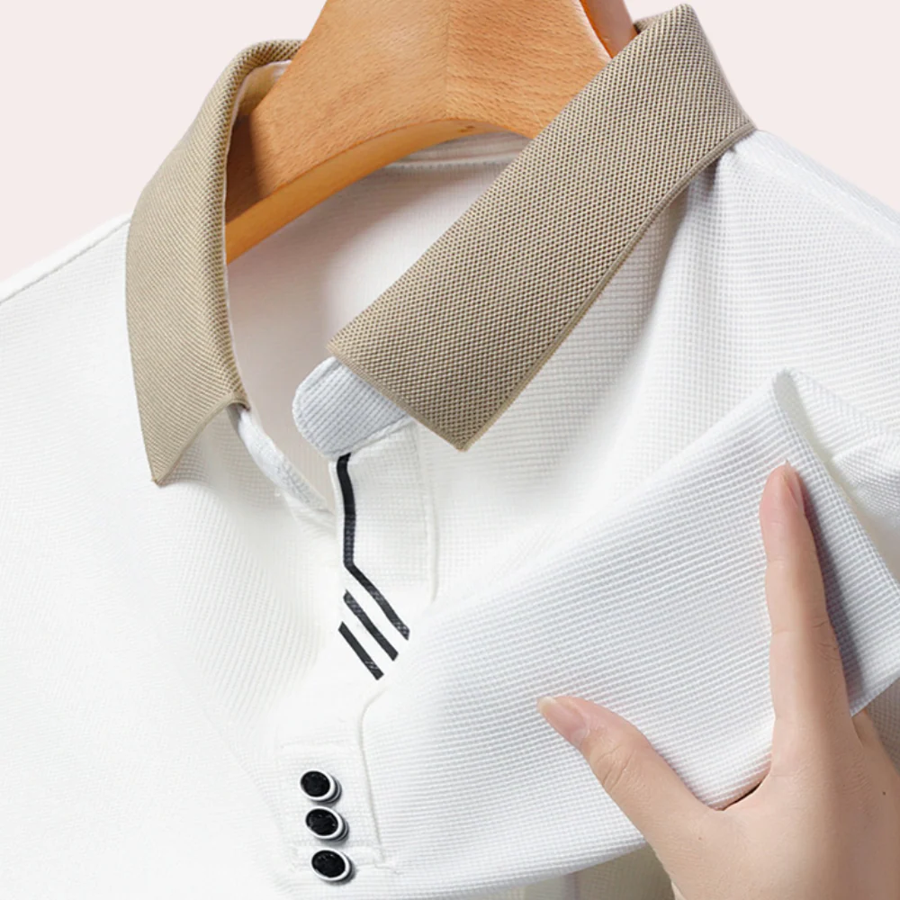 Kolin® | Men'S Casual Long Sleeve Polo Shirt - Image 7
