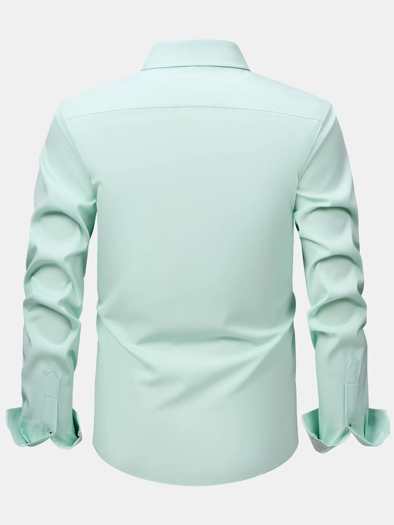 KonradĀ® | Long Sleeve Contrast Button Up Dress Shirt - Image 10
