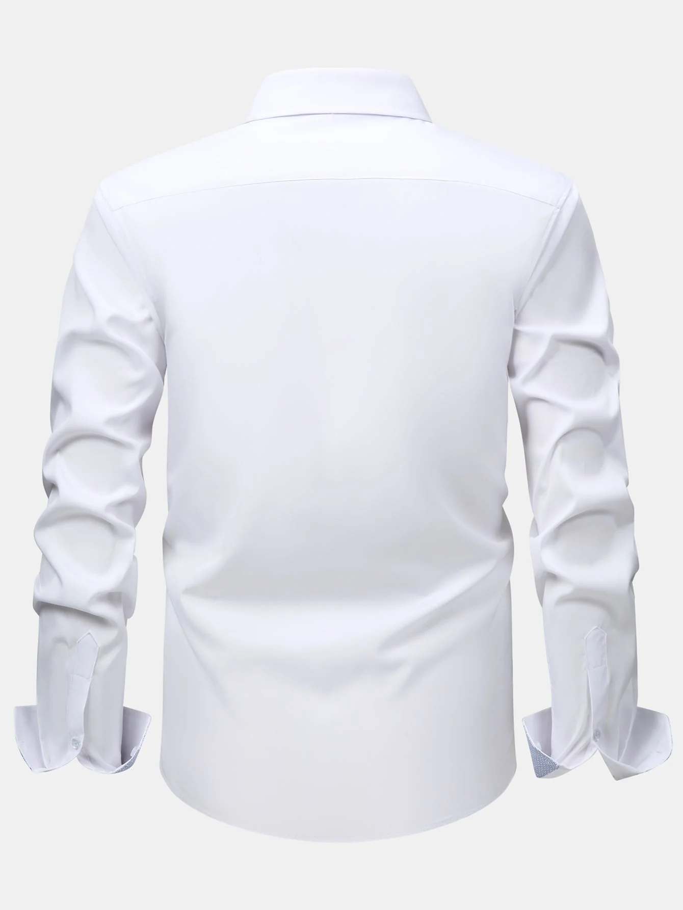 KonradĀ® | Long Sleeve Contrast Button Up Dress Shirt - Image 12
