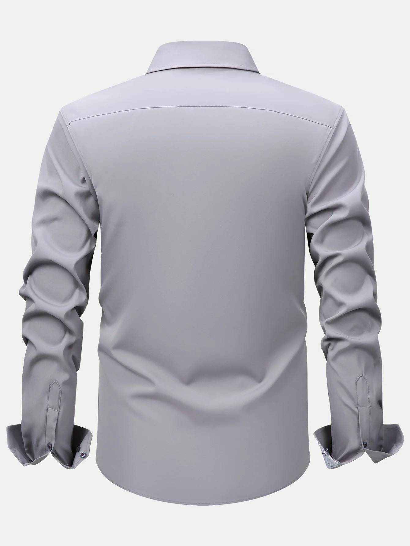 KonradĀ® | Long Sleeve Contrast Button Up Dress Shirt - Image 16