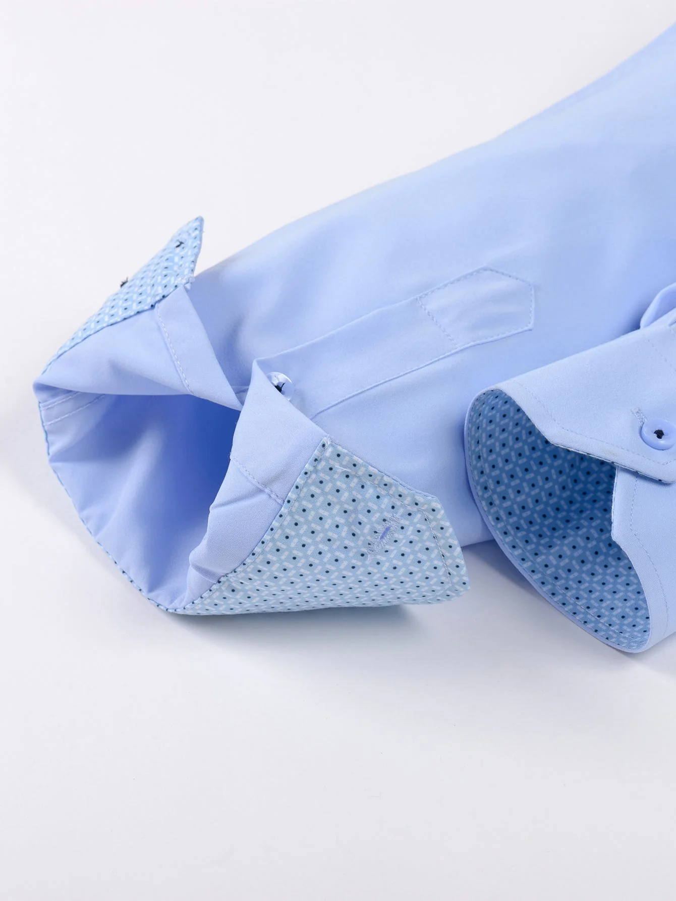 KonradĀ® | Long Sleeve Contrast Button Up Dress Shirt - Image 20