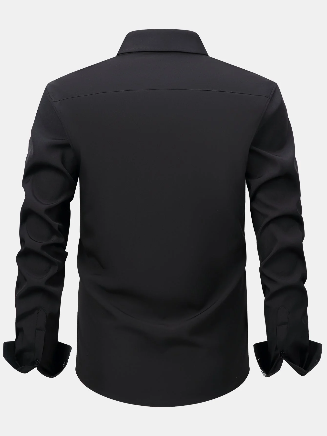 KonradĀ® | Long Sleeve Contrast Button Up Dress Shirt - Image 6