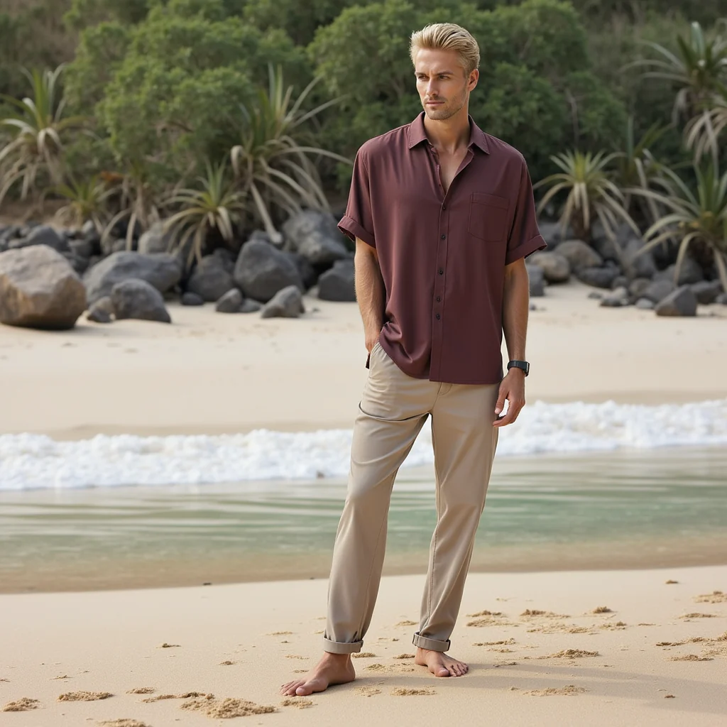 Korey® | Short Sleeve Shirt And Trousers Set - Image 6