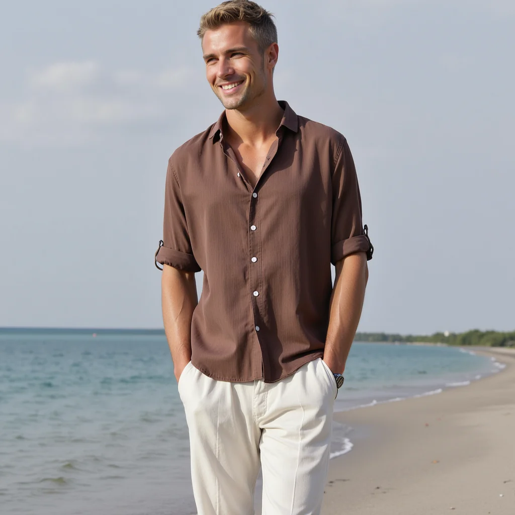 Korey® | Short Sleeve Shirt And Trousers Set - Image 7