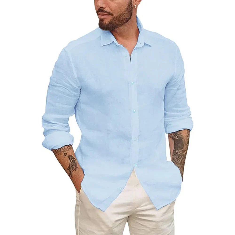 Kristian® | Linen And Cotton Hawaiian Shirt - Image 3