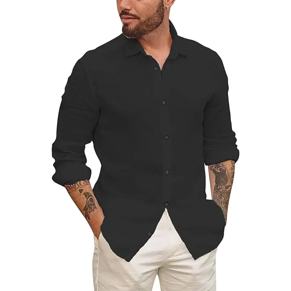 Kristian® | Linen And Cotton Hawaiian Shirt - Image 4