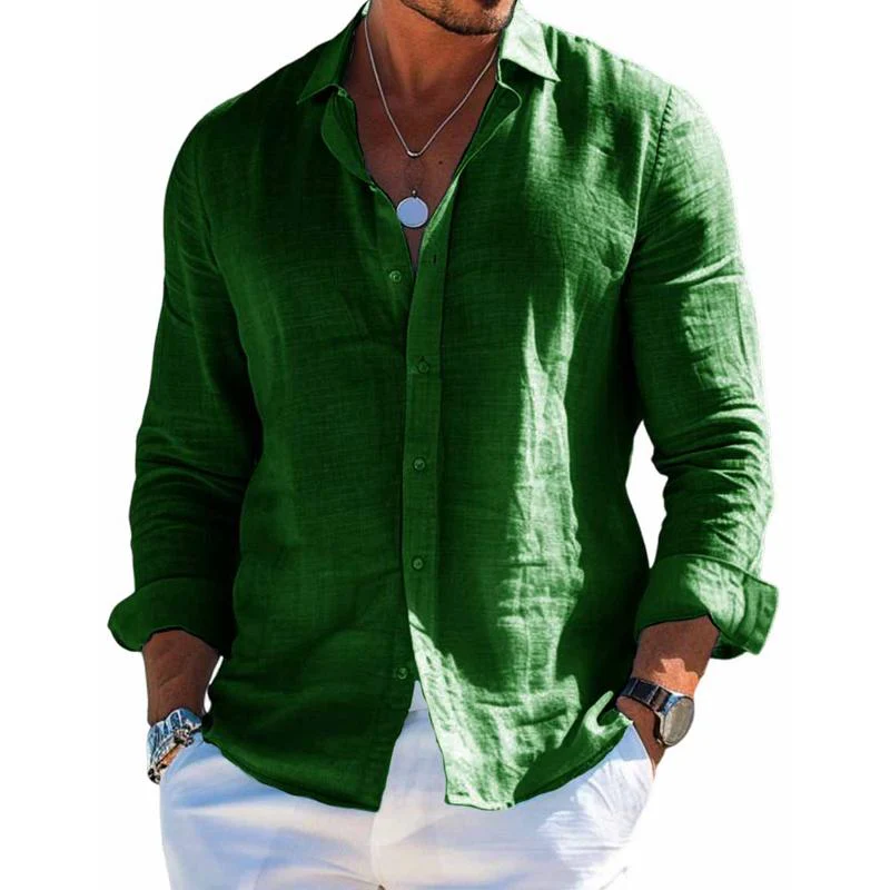 Kristofer® | Elegant Shirt In Cotton And Linen - Image 10