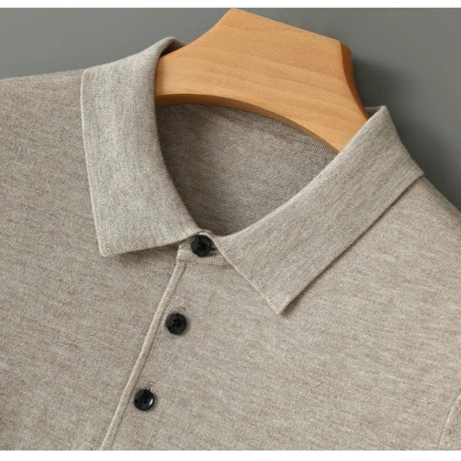 Kristoff® | Polo Shirt In 100% Merino Wool - Image 5