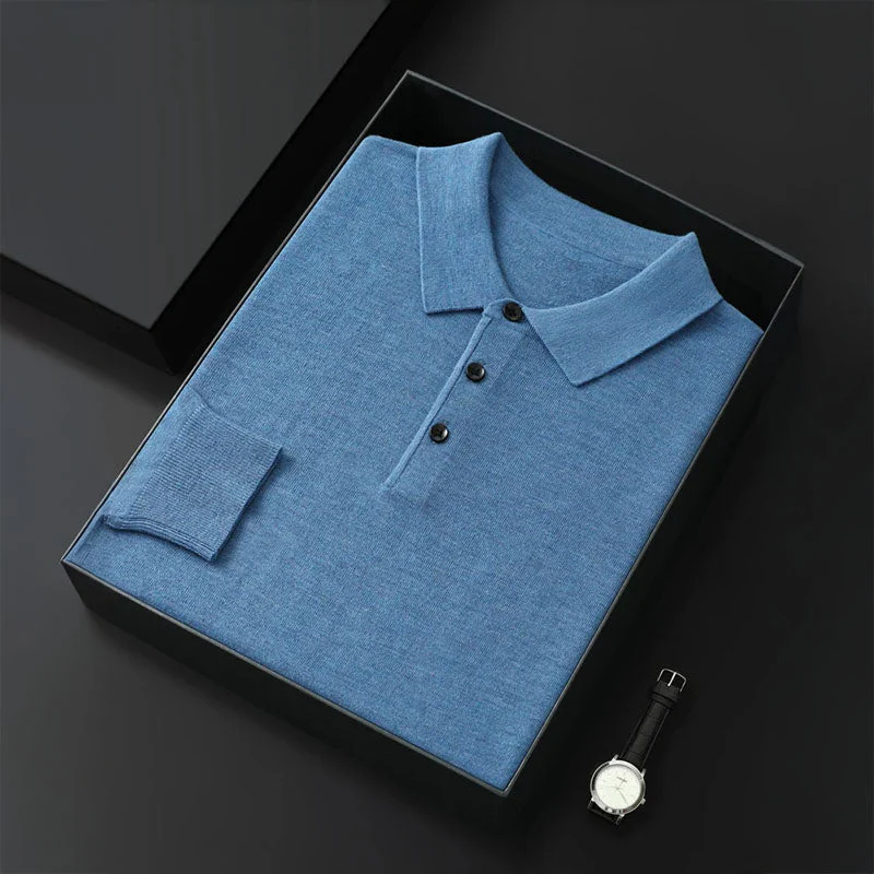Kristoff® | Polo Shirt In 100% Merino Wool - Image 7