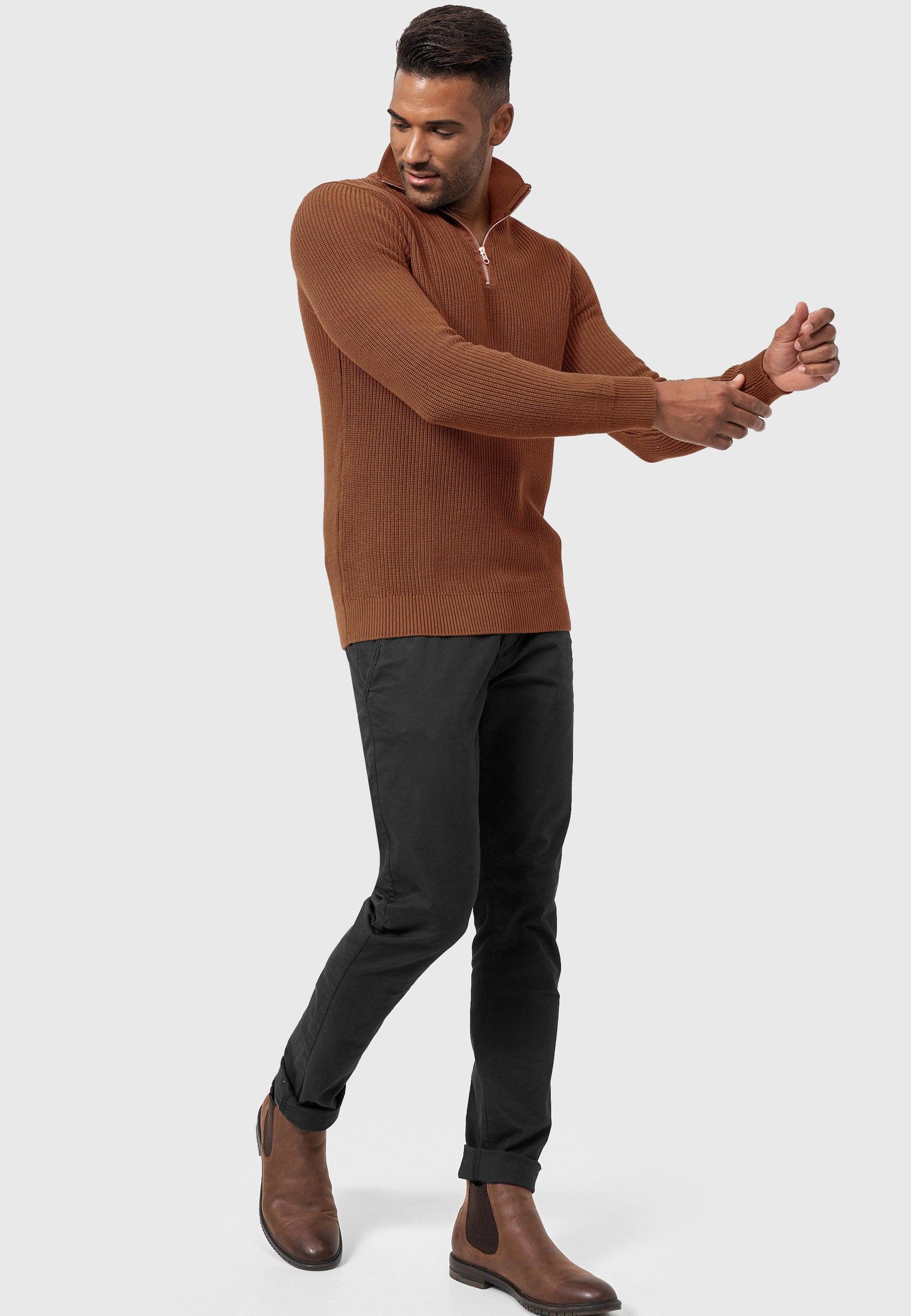 KurtĀ® | Stylish Sweatshirt With Quarter Zip Fastening - Image 3