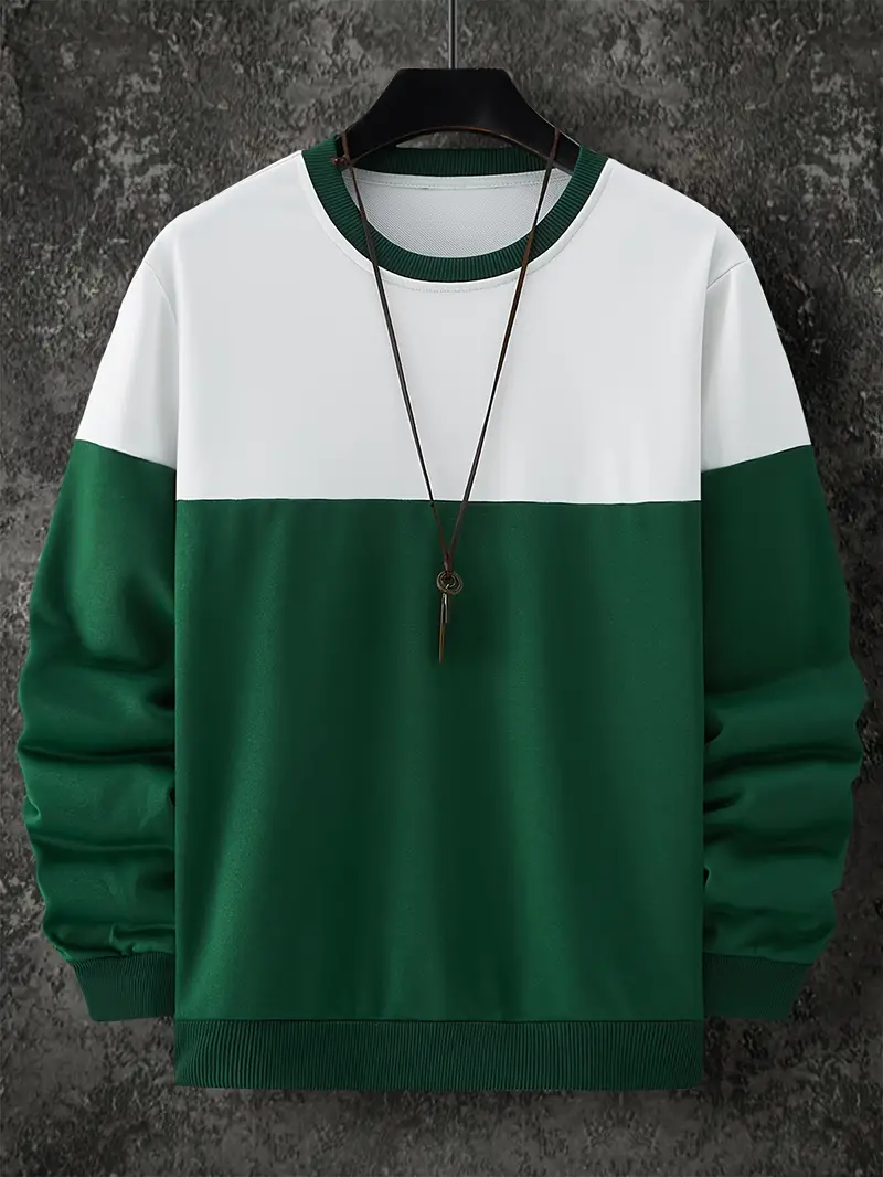 Kymani® | Trendy Color Block Sweatshirt For Men - Image 4